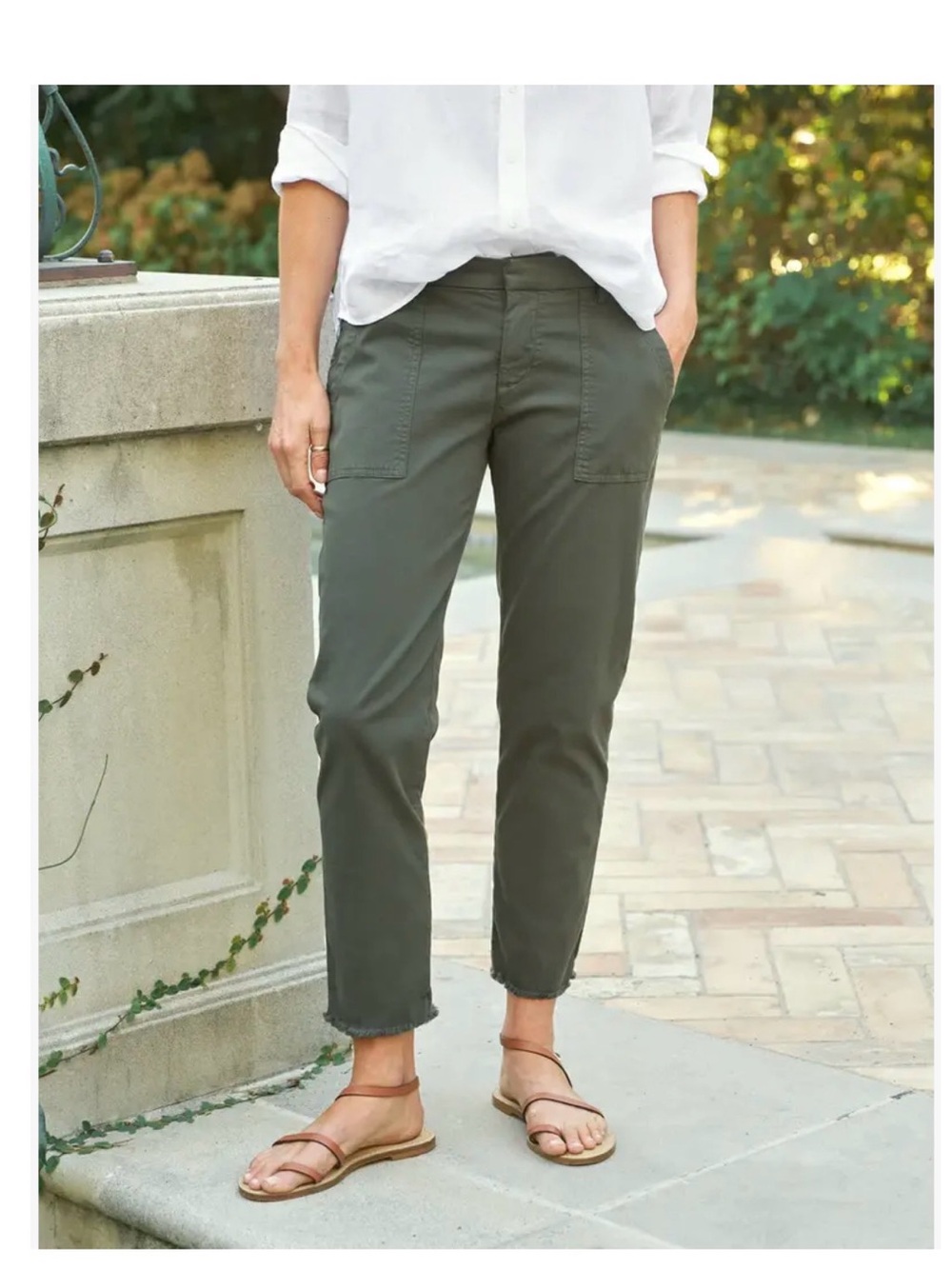 Frank & Eileen ‘Blackrock Italian Utility Pant’